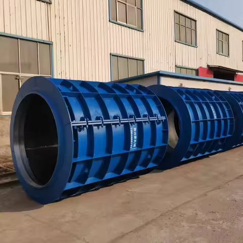 Concrete Pipe Steel Mold Durable Round Precast