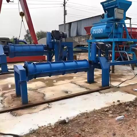 Customizable 200mm 300mm Suspended Concrete Pipe Making