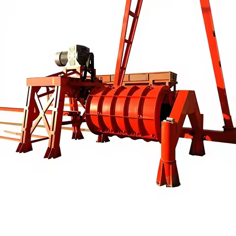 Factory Automated Concrete Pipe Making Machine 200mm
